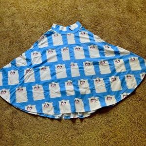 Nooworks Grumpy Cat Pattern Francis Skirt
